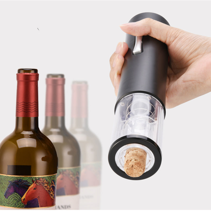 Electric Wine Opener Set with Foil Cutter for Kitchen and Dining