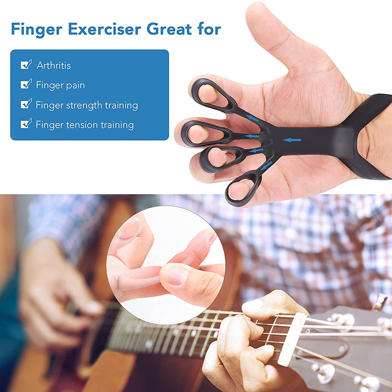 Silicone Finger Exercise Grip Trainer for Arthritis Relief and Rehabilitation