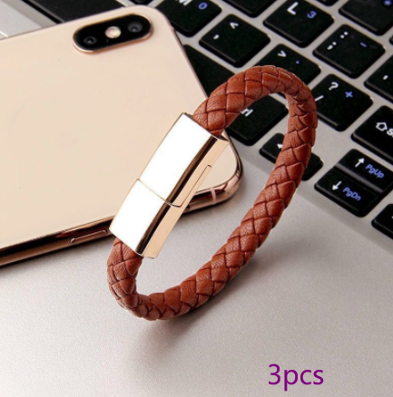 Bracelet Charger USB Cable for iPhone and USB-C Phones