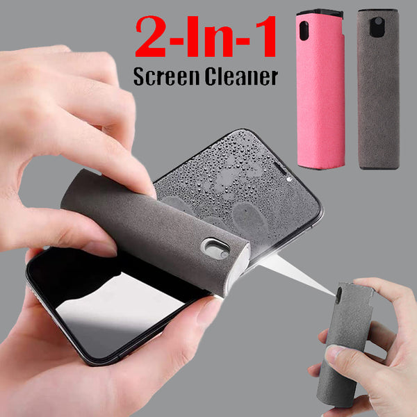 Mobile Phone and Computer Screen Cleaner Set with Storage