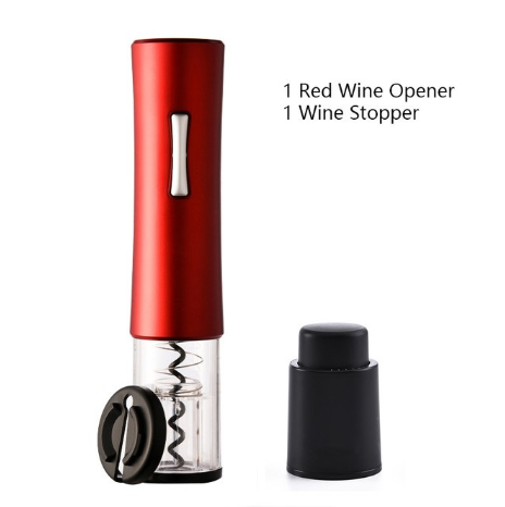 Electric Wine Opener Set with Foil Cutter for Kitchen and Dining