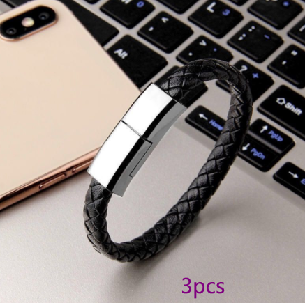 Bracelet Charger USB Cable for iPhone and USB-C Phones