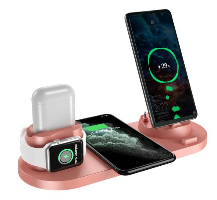 6-in-1 Fast Wireless Charging Dock for iPhone and Watch