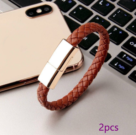 Bracelet Charger USB Cable for iPhone and USB-C Phones