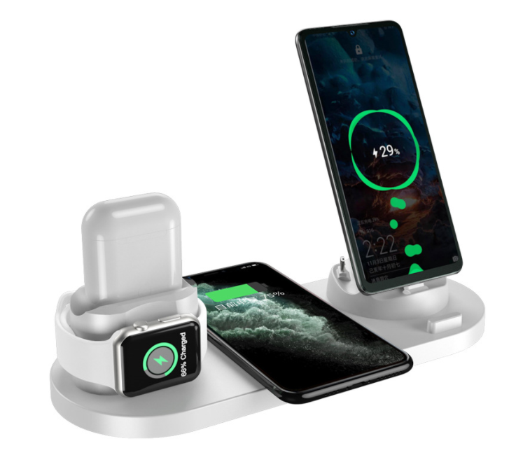 6-in-1 Fast Wireless Charging Dock for iPhone and Watch