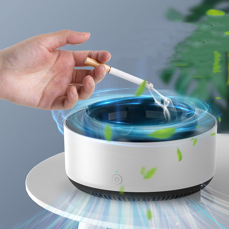 Portable Automatic Anion Air Purifying Ashtray for Car