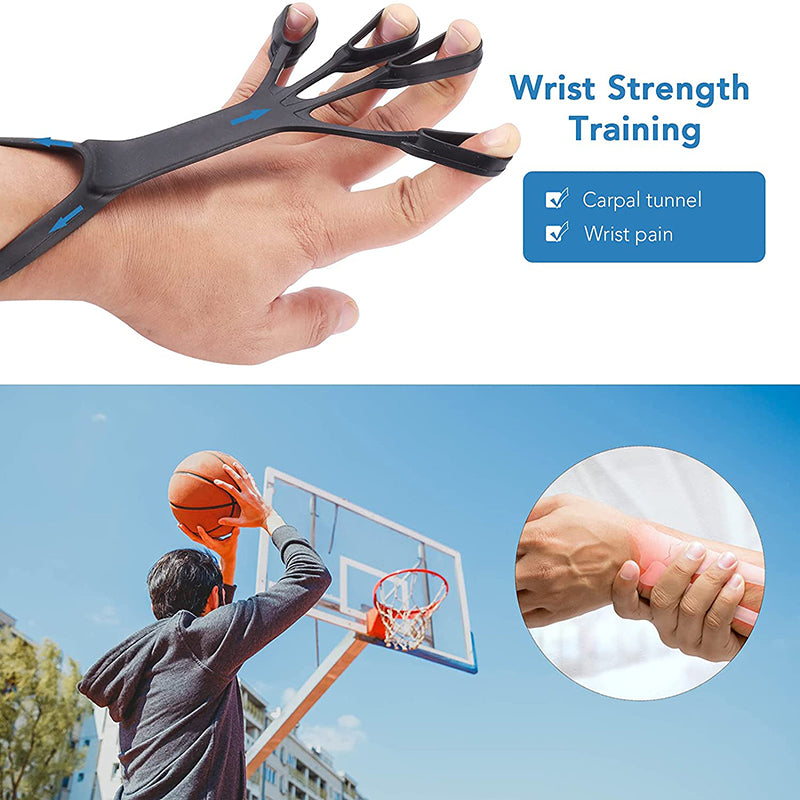 Silicone Finger Exercise Grip Trainer for Arthritis Relief and Rehabilitation