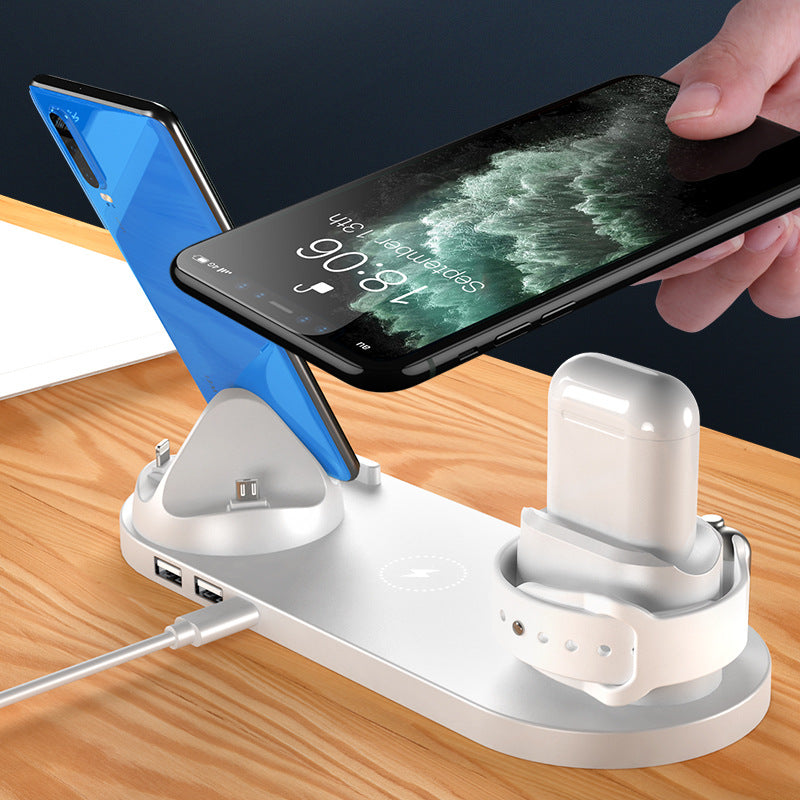 6-in-1 Fast Wireless Charging Dock for iPhone and Watch