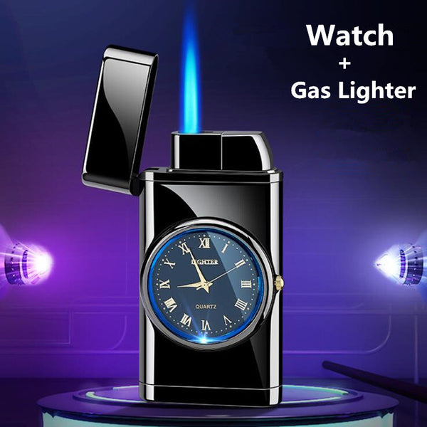 Multifunctional Electronic Watch with Cigarette Lighter and LED Flashing Lamp