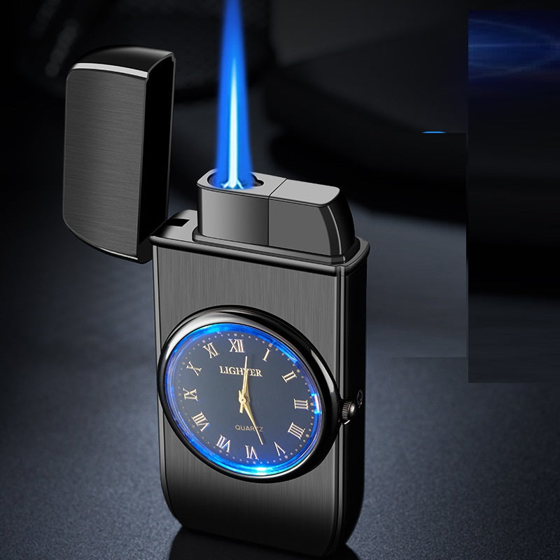 Multifunctional Electronic Watch with Cigarette Lighter and LED Flashing Lamp