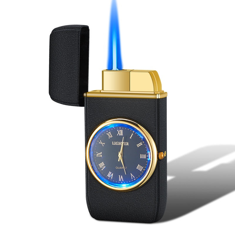 Multifunctional Electronic Watch with Cigarette Lighter and LED Flashing Lamp