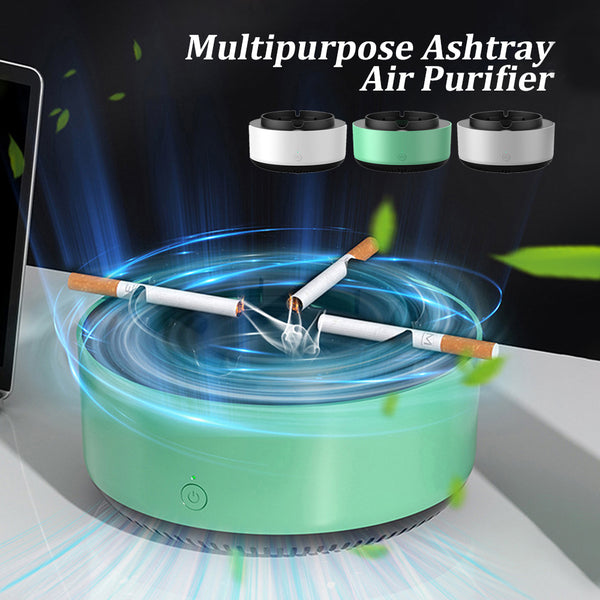 Portable Automatic Anion Air Purifying Ashtray for Car