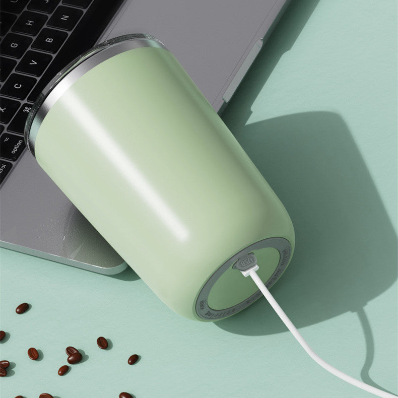 Electric Self-Stirring Mug with Magnetic Stirring for Coffee, Milk, and Juice Mixing